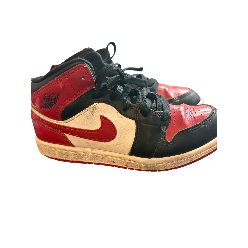 Nike Air Jordan 1 Mid Chicago Red Black White HV4444-006 Kids Size 2.5Y